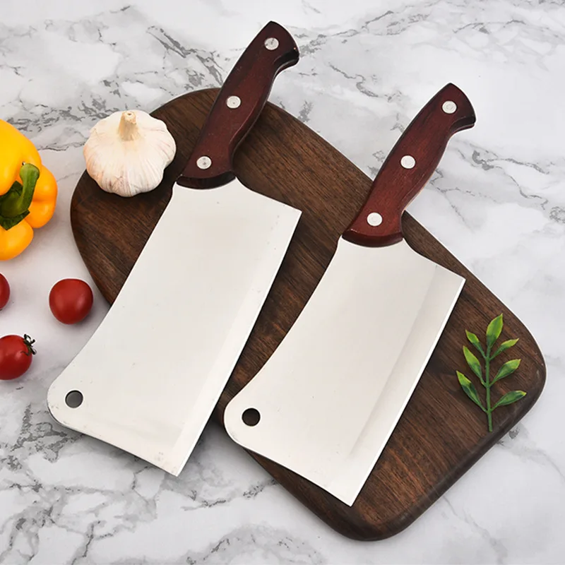 

Kitchen Knife Popular Chef Knives Stainless Steel Slicing Knife Meat Chicken Vegetable Best Chinese Cleaver Cooking Cutlery