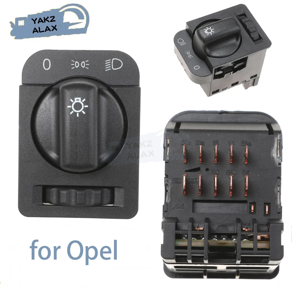 For Opel Corsa Omega Astra Calibra Vectra 1986 1987 1988-2005 Car Headlight Headlamp Fog Lamp Switch 90213283 Car Accessories