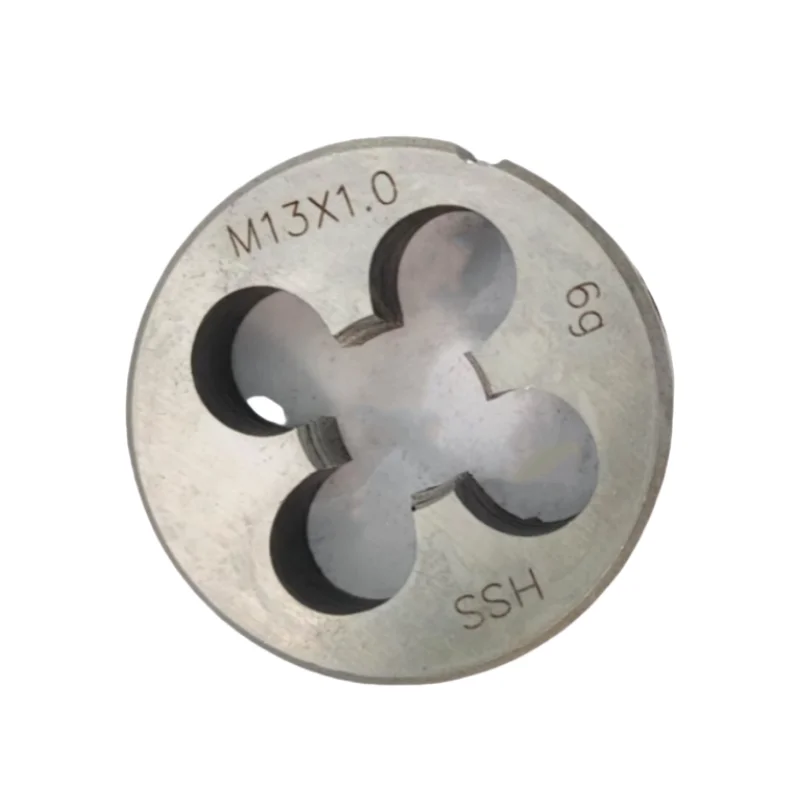 1PCS HSS Non-adjustable Round Die M1 M2 M3 M4 M5 M6 M7 M8 M9 M10 M11 M12 M13 M14 M15 Screw Threading Dies