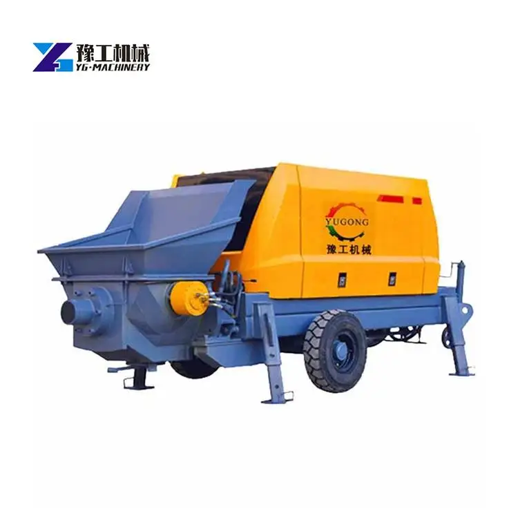 YG Mini Concrete Pump Truck Truck Mounted Concrete Pump Diesel Engine Mini Small Truck Concrete Pump Machine Concrete Pump 47 m