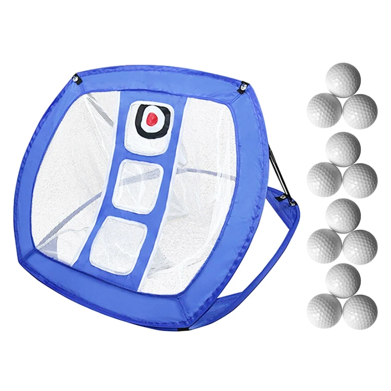 

Hot Golf Nets Golf Set Net Golf Chipping Net For Outdoor/Indoor Golfing Target Accessories And Backyard Practice Blue