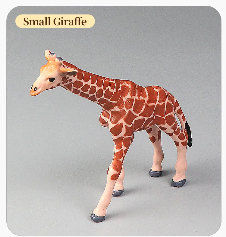 African Wildlife World Giraffe Set – Lernspielzeug mit Tiermodellen, Actionfiguren für Kinder, Simulations-Lernspielzeug – Detail 9