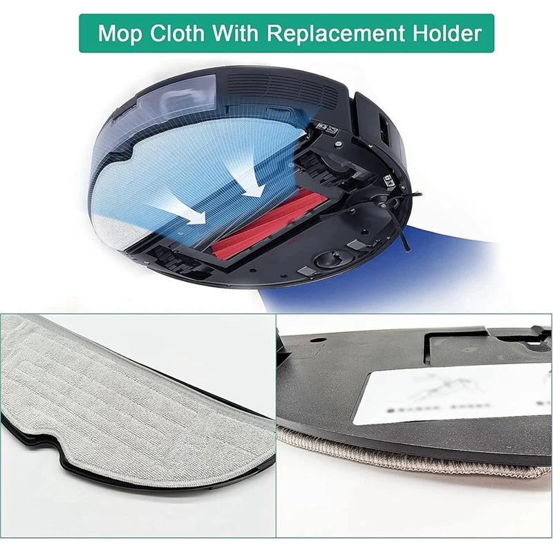 For Roborock S8/S8 +/S8 Pro Ultra/S7/S7 Maxv/S7 Maxv Ultra/S7 Pro Ultra Main Side Brush Hepa Filter Mop Cloth Parts