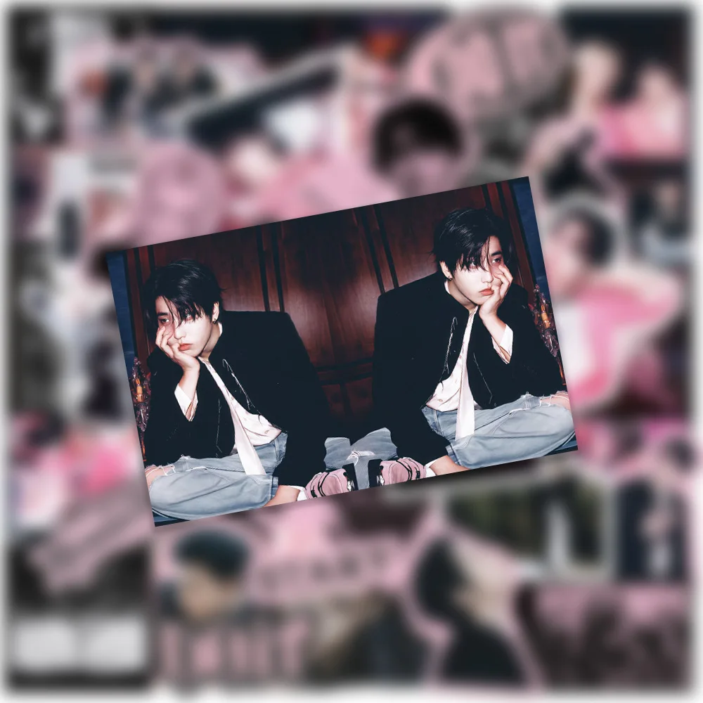 50 قطعة من ملصقات دفاتر الملاحظات المختلطة للأطفال الضالة DO IT، ملصقات محيطية لتزيين كوب الماء skzoo