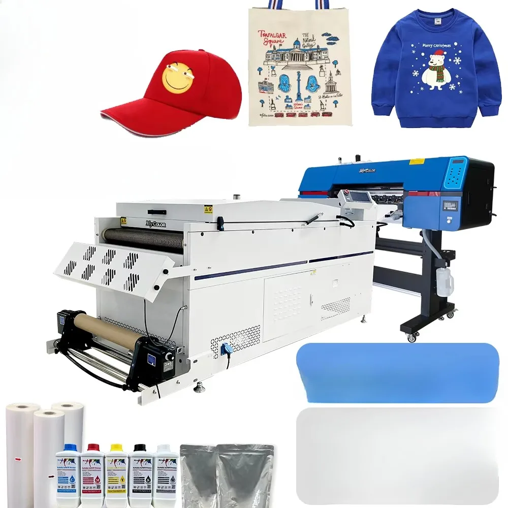 For 60Cm xp600 dtf printer 60cm t-shirt transfer press dtf print powder oven dtf sticker printer manufacturer