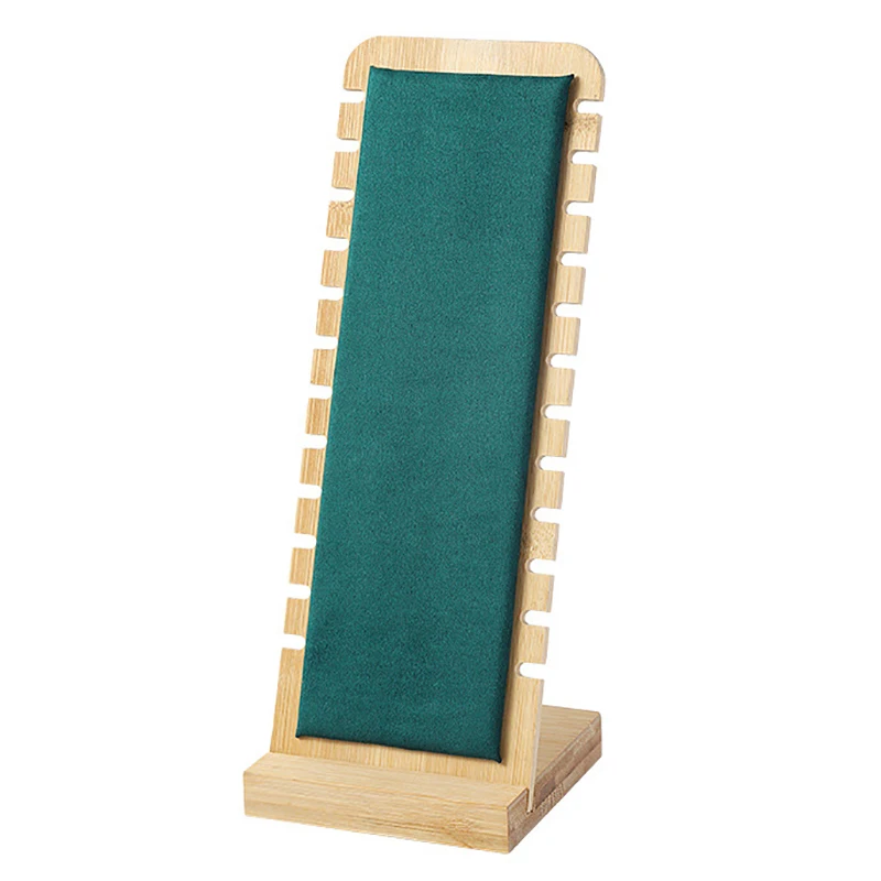 

Simple Solid Wood Jewelry Necklace Display Stand Holder Pendant Long Chain Organizer Holder Props Necklace Display Board