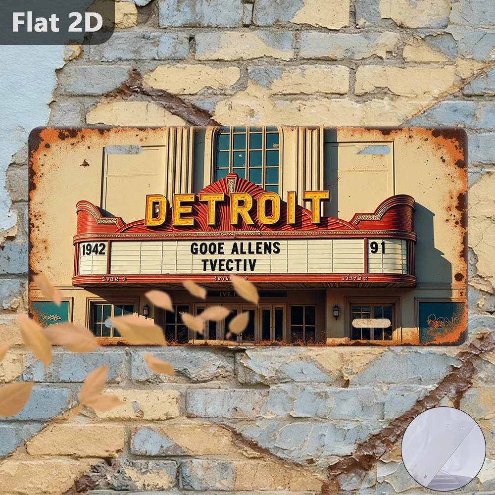 2D Flat, 1pc, Only for Decoration Decor, Outdoor Signs & Wall Decor (12