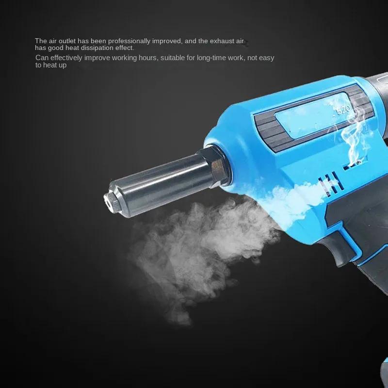 0528250 Electric Rivet Gun Power Riveting Tool Automatic Blind Riveter Nut Gun 1/4