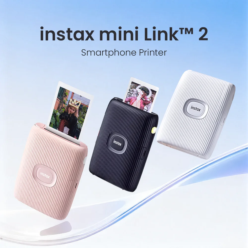 Original Fujifilm Instax Mini Link 2/Link 3 Printer Instax Photo Camera Printers ( 20 / 40 Sheet Instax Mini White Film )