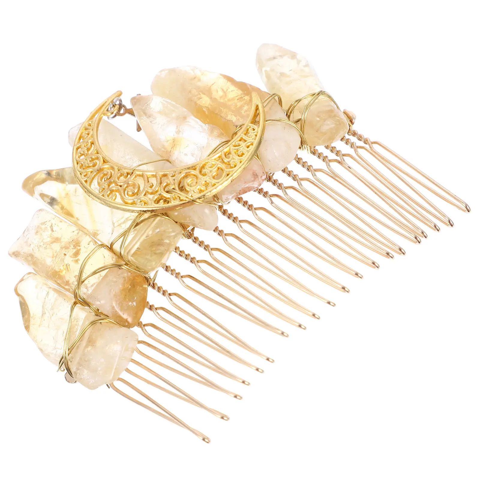 

Crystal Hair Comb Premium Delicate Headdress for Wedding Bridal Party Prom Pageant Beach Honeymoon Garden Festival Chic Hair