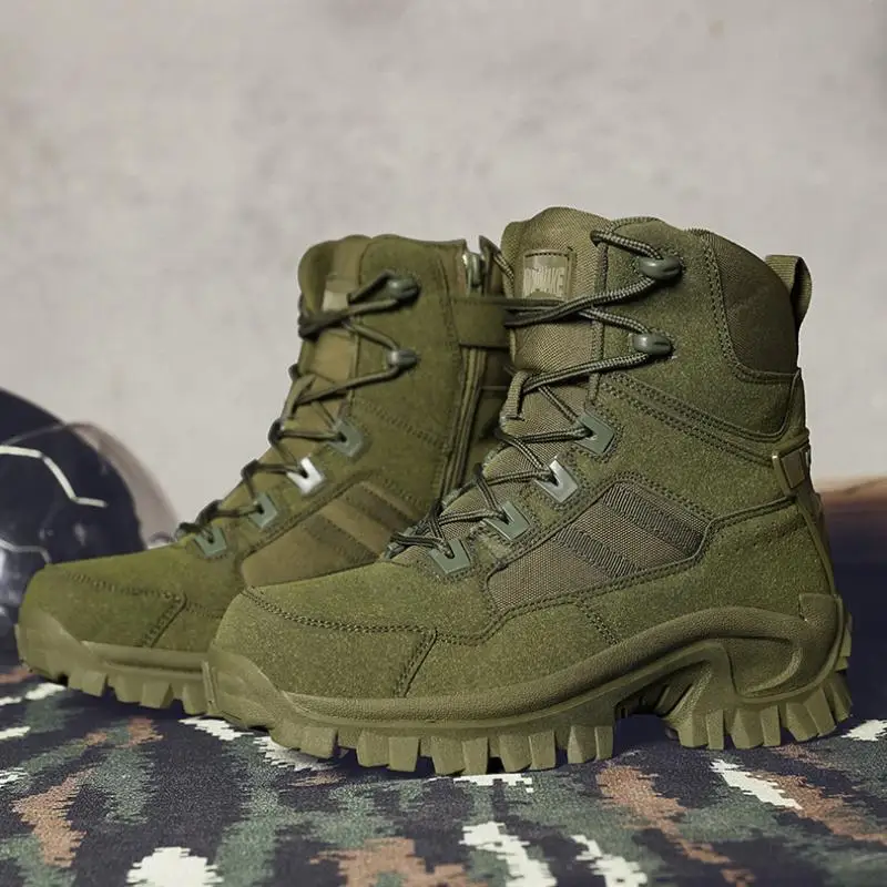 

Мужские тренировочные ботинки для пустыни с низким вырезом, уличные сверхмощные ботинки, походная обувь, рабочая обувь с защитой от столкновений