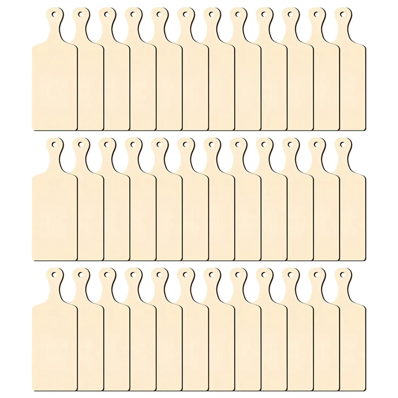 Drewniana mini deska do krojenia z uchwytem Niedokończone drewniane mini deski do krojenia Wiosło Pusta mała deska do krojenia