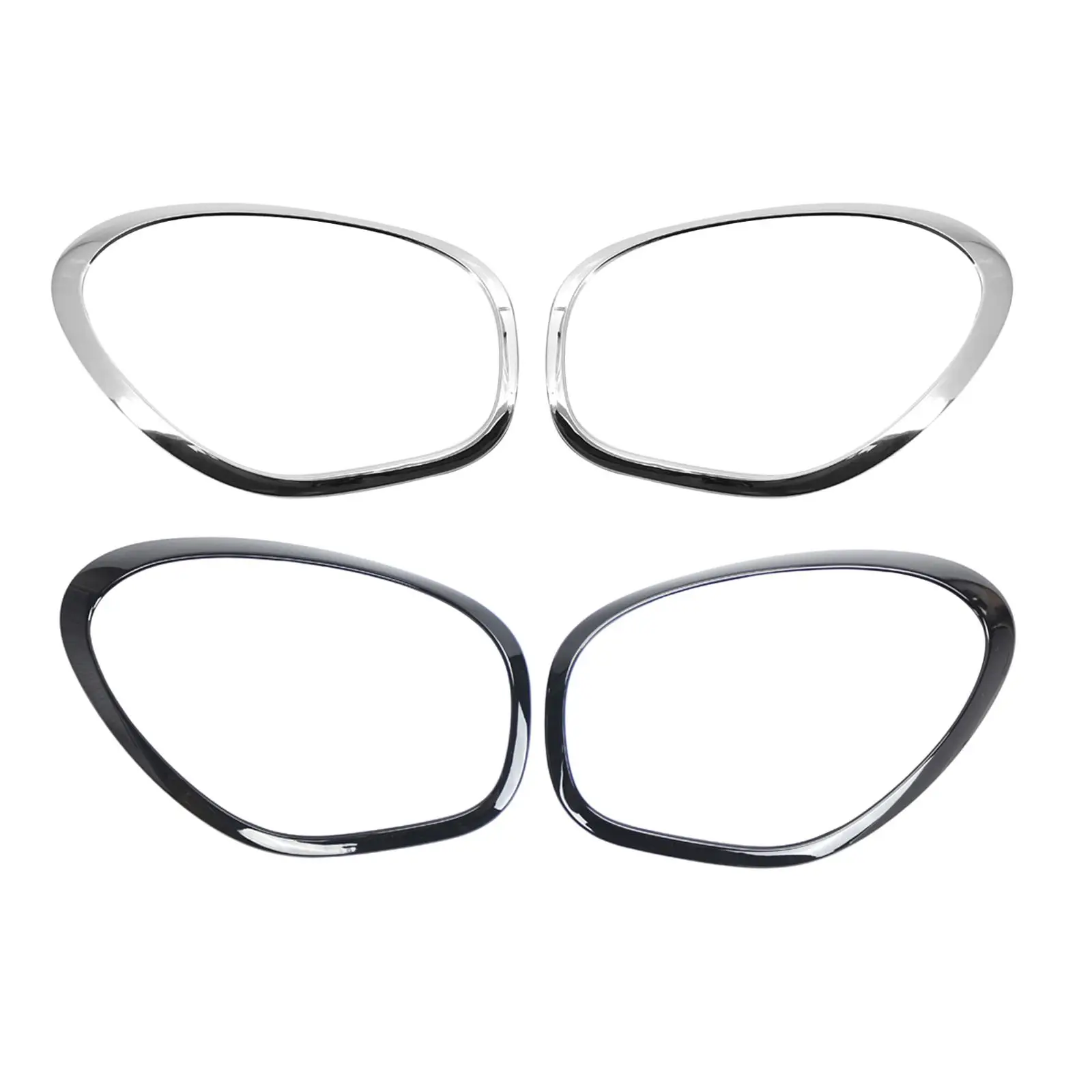 

Headlamp Bezel Cover Plastic Wear Resistant Direct Fit Headlight Trim for MINI Cooper R60 Countryman John Cooper Works 2011 2016