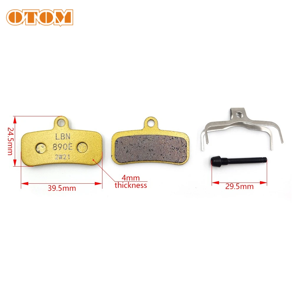 For SurRon Light Bee Light Bee X Sur Ron Metallic Sintered Front Rear Silent Brake Pads Electric Dirt Bike Modified Accessories