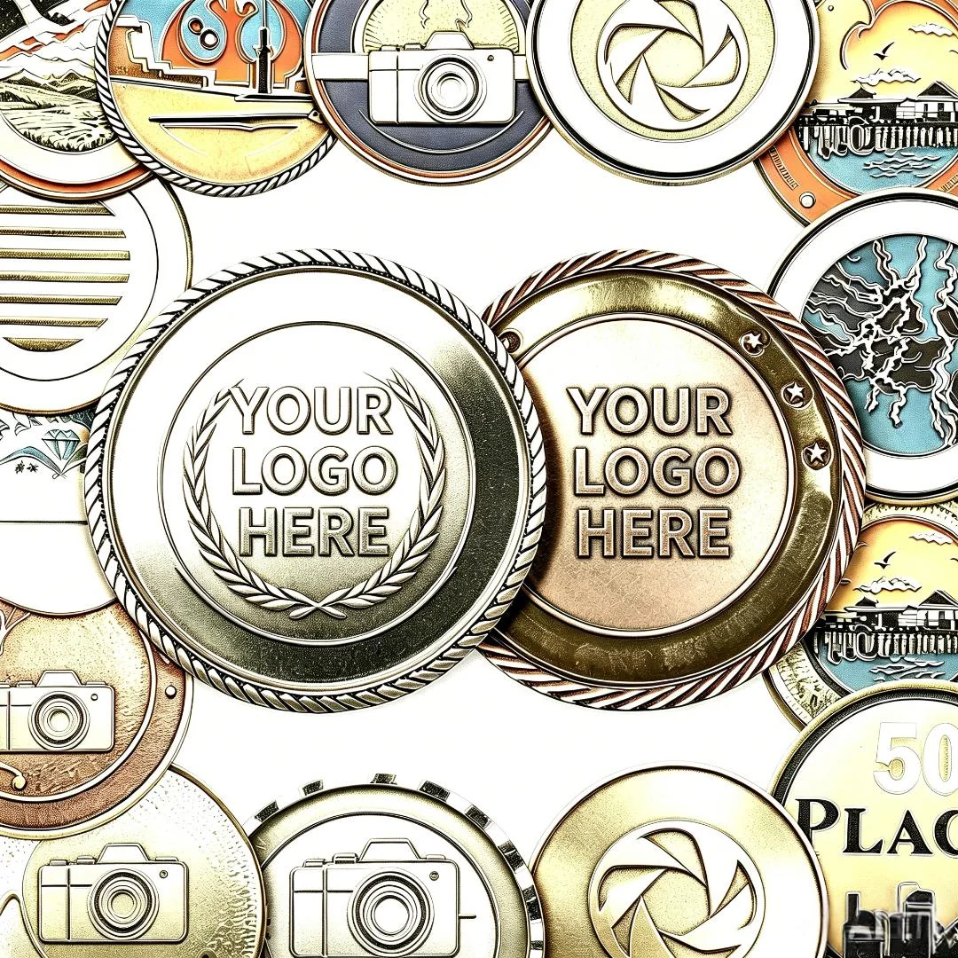 Factory Supply Custom Metal Medals Embossed Brass Commemorative Medal With Exclusive Pattern Design