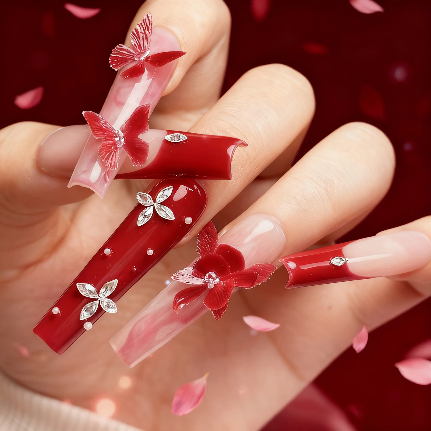 كودي JYJ عيد الميلاد السنة الجديدة الأحمر سلسلة هلام مجموعة طلاء الأظافر Tpo هيما الحرة شبه دائمة الأشعة فوق البنفسجية الورنيش 6 ألوان الكلاسيكية Gellac أطقم