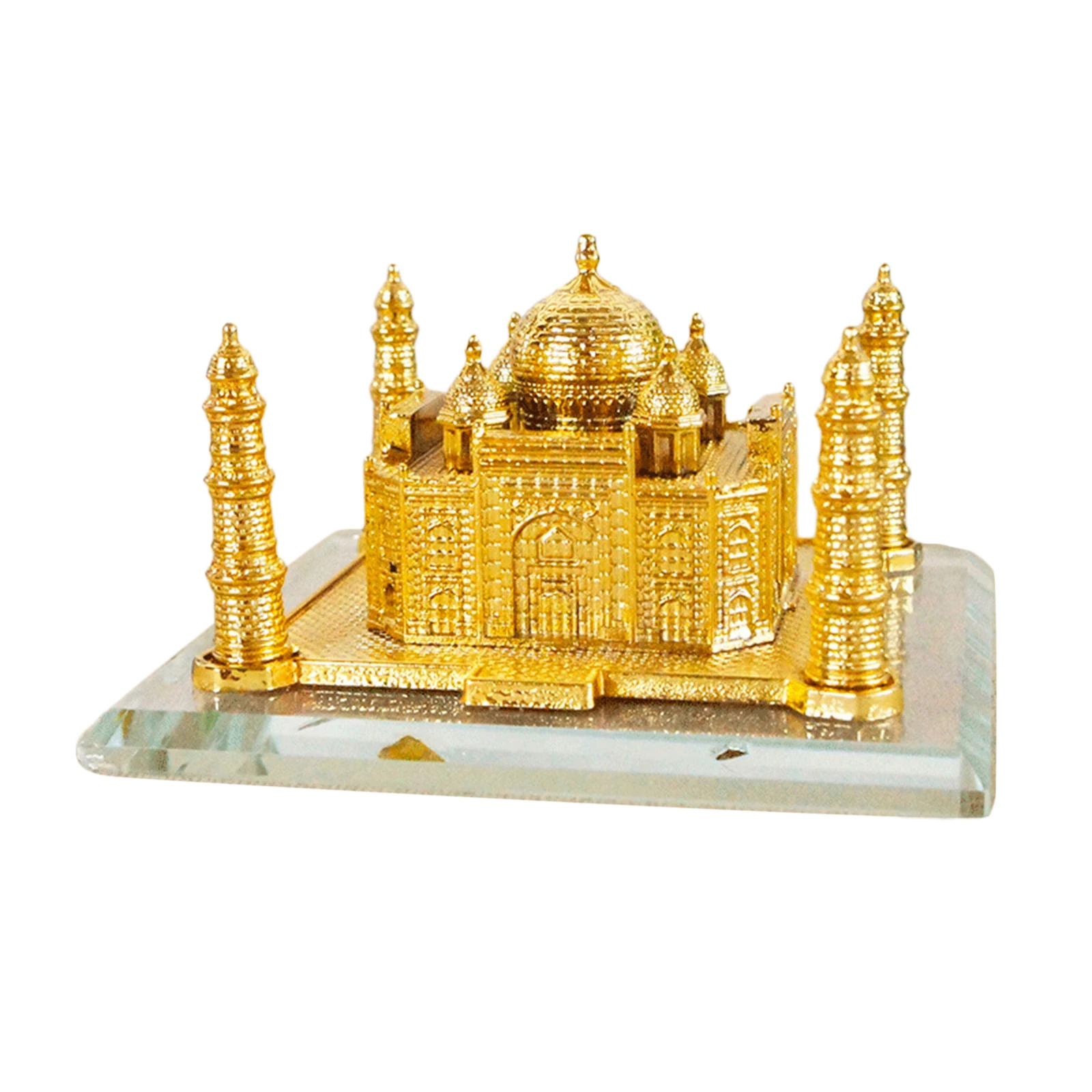 زخرفة نموذج تاج محال معدنية ، زخرفة متعددة الاستخدامات متينة ، تذكار لديكور المنزل والمكتب ، جذاب ، 4x4.3x6.3 بوصة