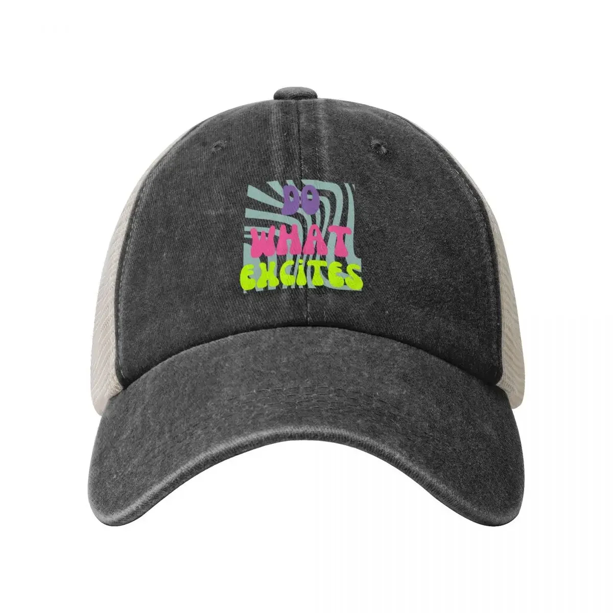 Do What Excites Baseball Cap Big Size Hat foam party Hat Man Women's