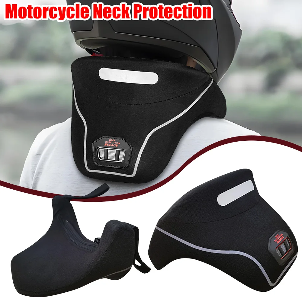 

Защита шеи для мотоциклистов: противоударная подушка-фиксатор для шеи, предотвращающая усталость, защитный бандаж для мотоциклистов, защитная накладка