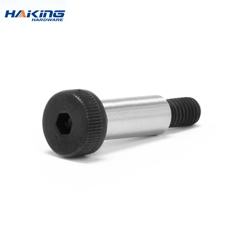 1pc M5 M6 M8 M10 Dia=6 8 10 12mm Grade 12.9 Steel Hex Hexagon Socket Cap Head Shoulder Roller Bearing Screw Bolt High Tensile