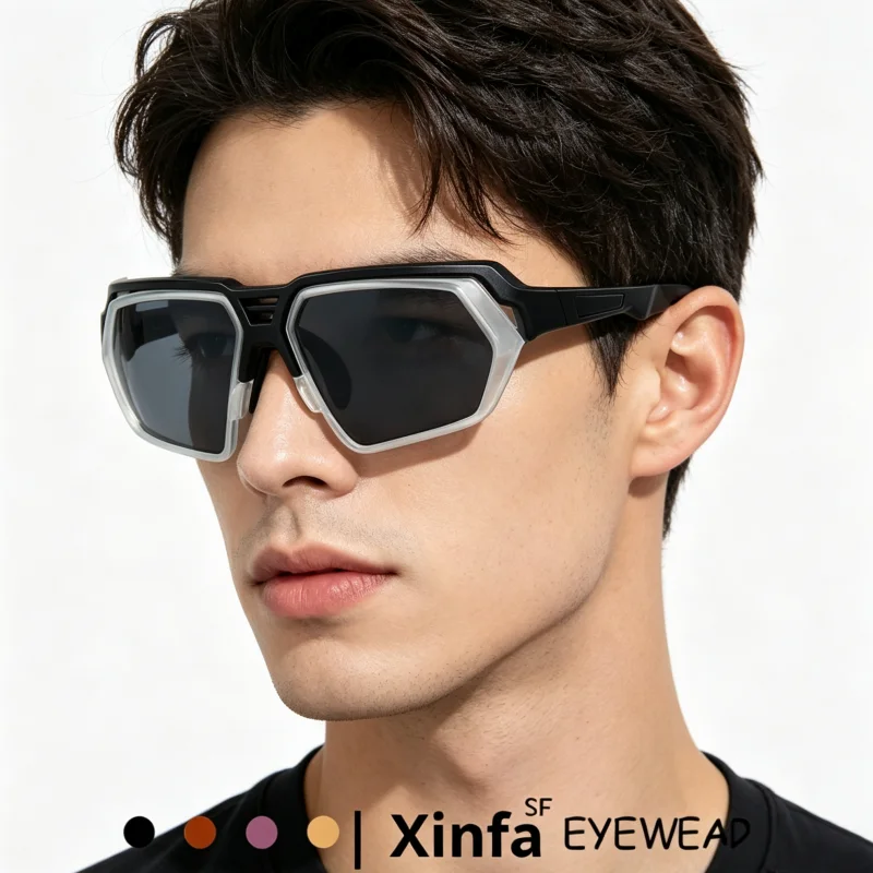 

MOMOJA Future Style Lightweight Polarized Sunglasses for Men Women Trendy Fashion Eyewear for Fishing Golf Cycling Driving 20968