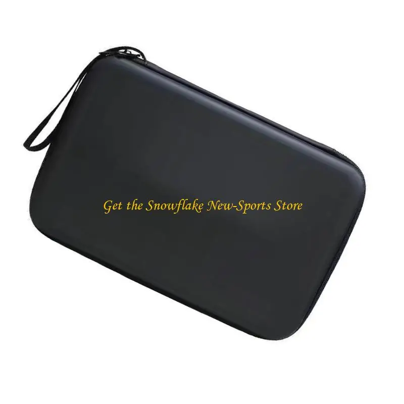 

E56D Square Table Tennis Racket Equipment Bag Hard Shell Storage Case Pingpong Paddle Storage Bag Easy to Carry