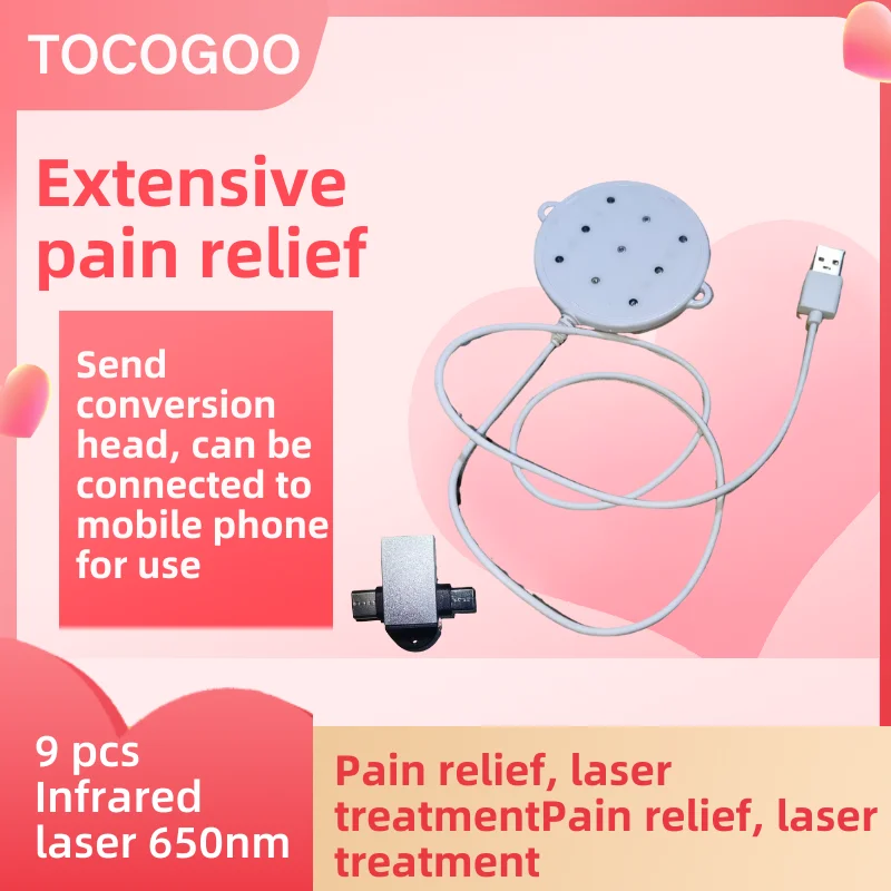 

Laser treatment relieves pain and promotes wound recovery. The USB interface can be used at any time.