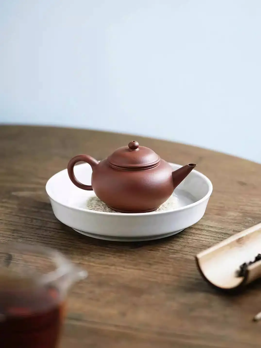 Horizontal Yixing Purple Original Mineral Clay Handmade Kung Fu Teapot Household Tea Set Gift Small Pot