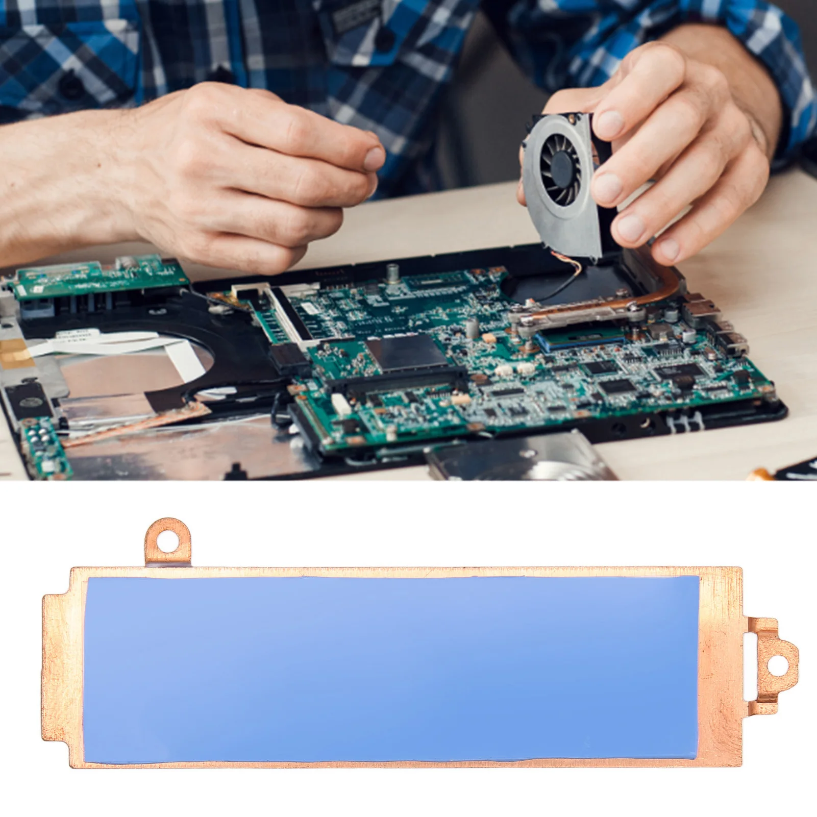 

M.2 2280 SSD Heatsink Cover With Bracket For Alienware M15 R5 R6 G15 5510 5511 Aluminum Alloy Hard Drive Heatsink Cover