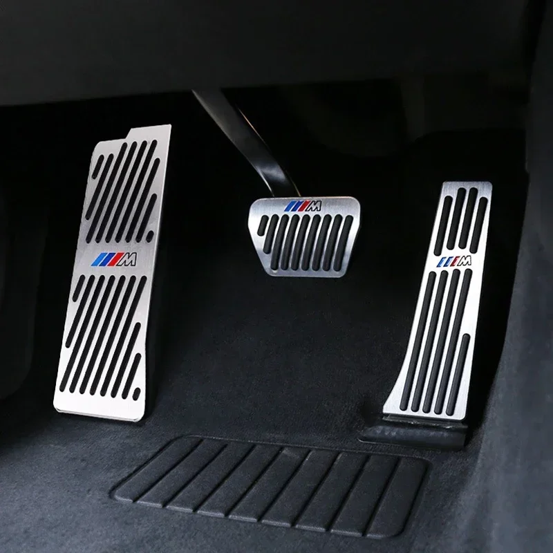 For BMW Series Pedals Cover 1 3 5 Series X3 X4 X5 X6 E90 F10 F30 F31 F34 Car Accelerator Brake Pedals Anti Slip Rest Covers