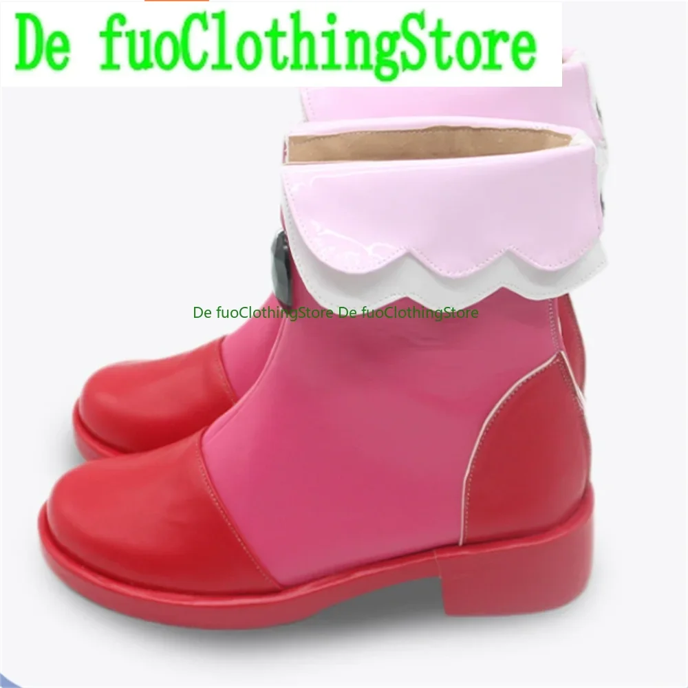 Fain jumeaux princesses du pays des merveilles planète Cosplay chaussures bottes jeu Anime Halloween DefuoClothing magasin de chaussures