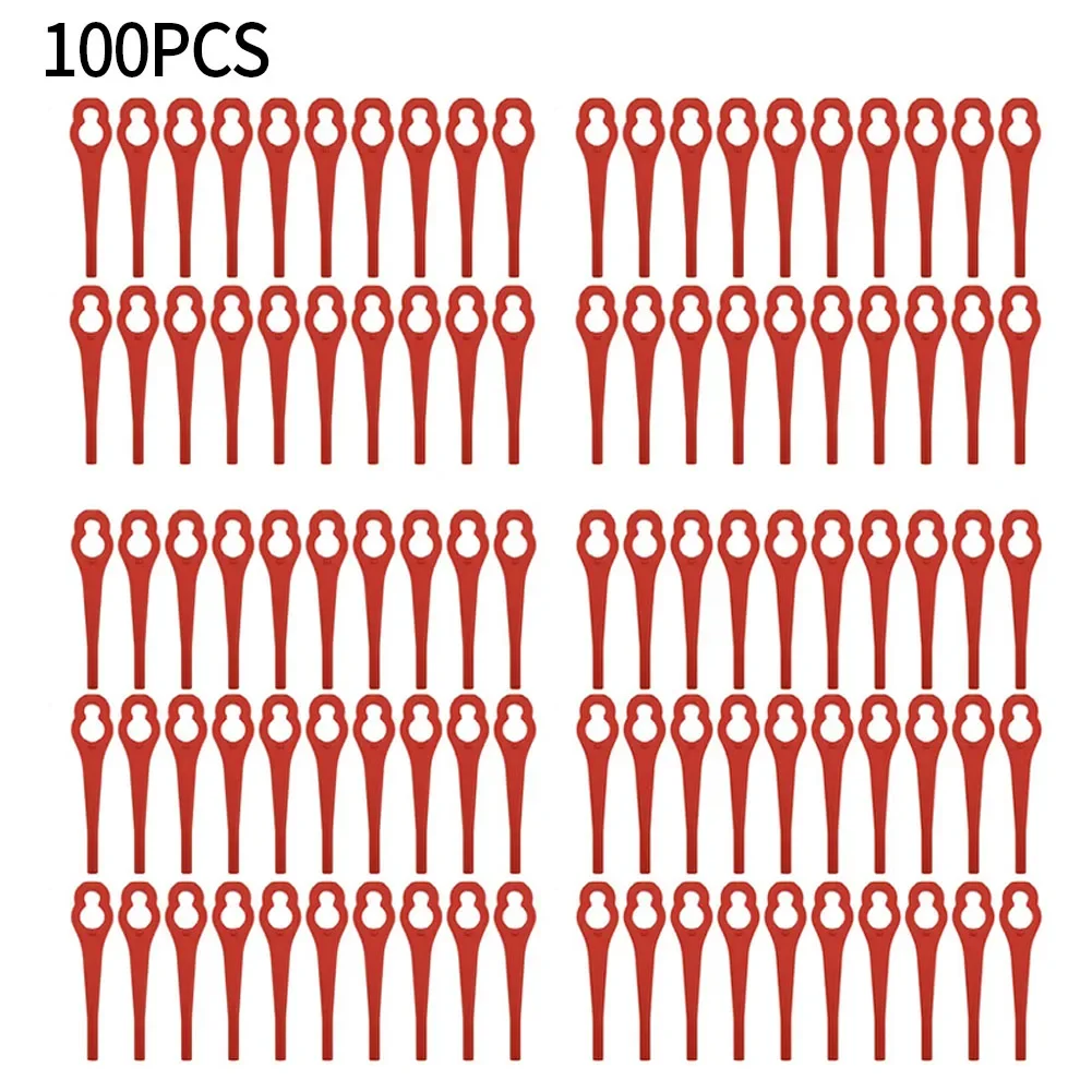 100 Chiếc Máy Cắt Cỏ Lưỡi Dao 85Mm Bộ Phận Thay Thế 97699 2002706 Cho Ferrex & Aldi Xa 20-1 Cỏ tông Đơ Phụ Kiện