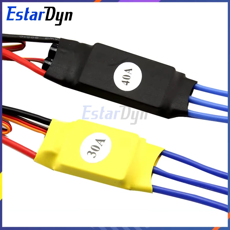 XXD HW 30A 40A ESC وحدة تحكم في سرعة محرك التيار المستمر عديم المسفرات RC BEC ESC T-rex 450 V2 قارب هليكوبتر لـ FPV F450 طائرة رباعية صغيرة بدون طيار