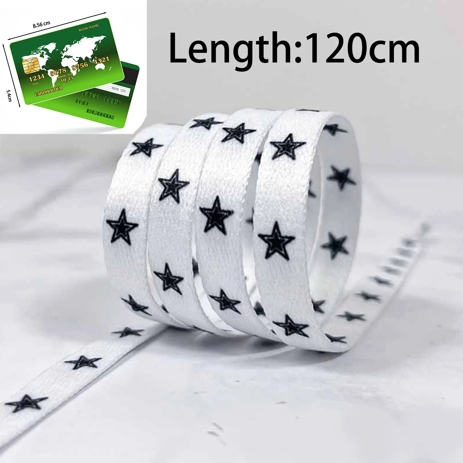 Fashion Weave Star Printing Shoelaces Men Women Trend Personality Sneakers Sport Casual Basketball Shoes Laces Dropship