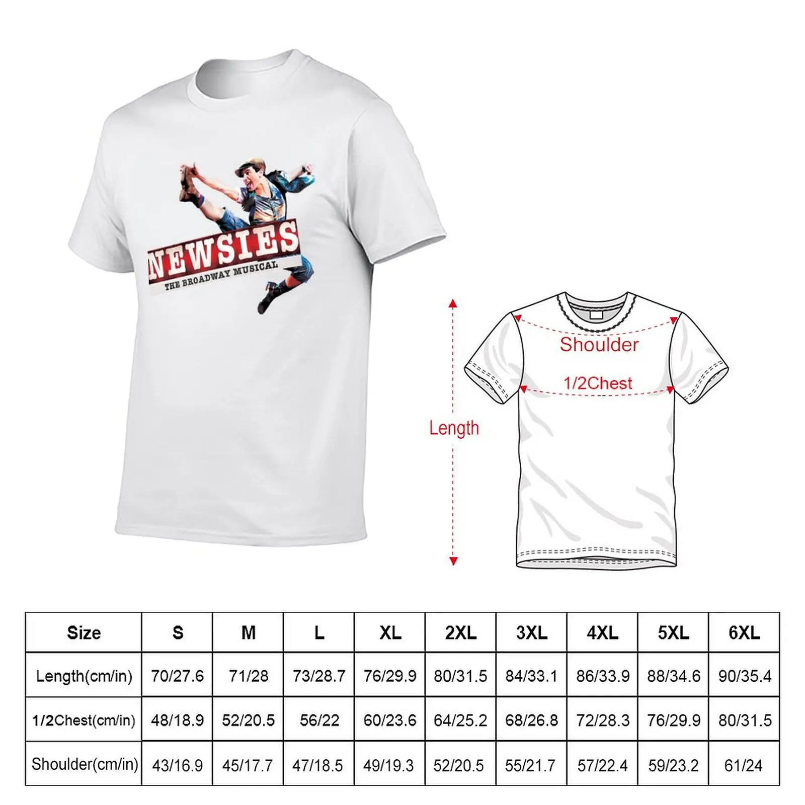 Funny Men Newsies Musical Merch Awesome For Music Fan T-Shirt funny t shirts cotton t shirt for man 100 percent cotton T-Shirt