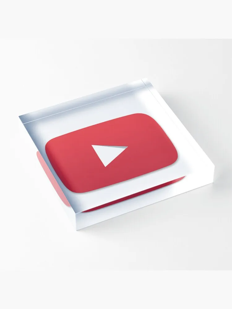 The YouTube logo you youtube red youtube video logo Video publishing site Acrylic Block-Support customization