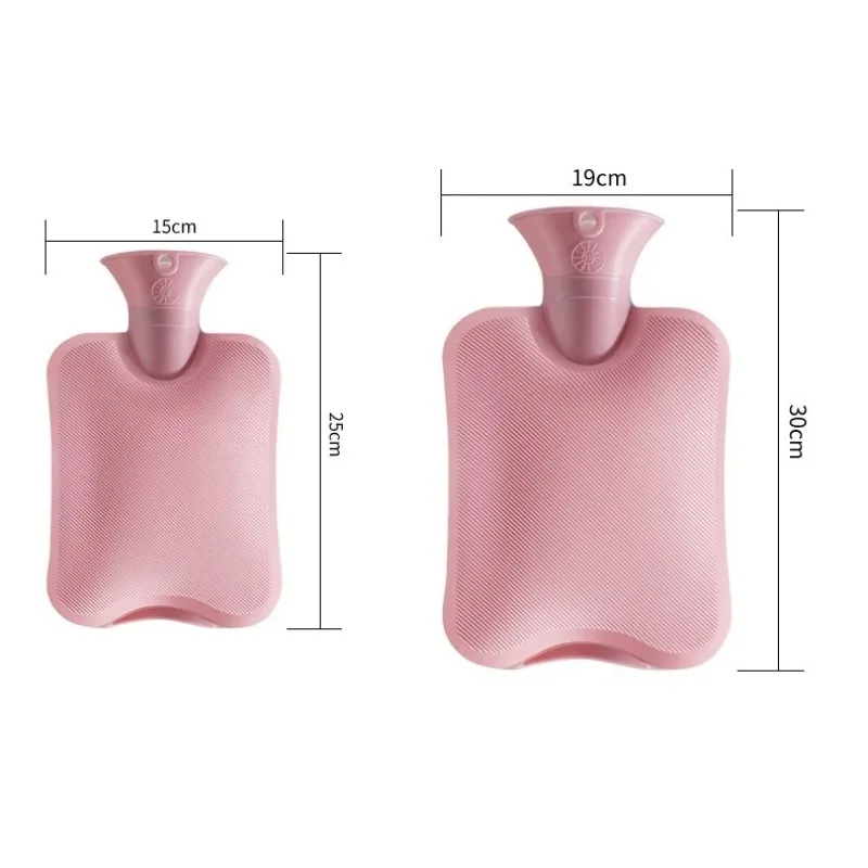 1000ml/2000ml Hot Water  Bag Large Size  Hot Water Bag for Period Pain Warm Belly with Cover Bag  Portable Water Bottle Hot Bag