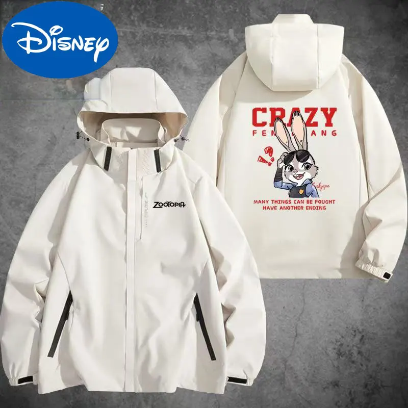 

Cross border new brand Disney stormcoat couple jacket men's and women's loose fitting clothes, men's trendy brand jacket jacket
