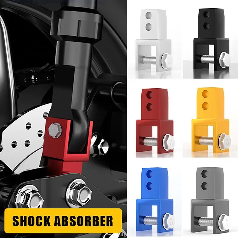 Universal Aluminum Alloy Motorcycle Shock Absorber Extender: Sturdy Construction Rust Proof Finish