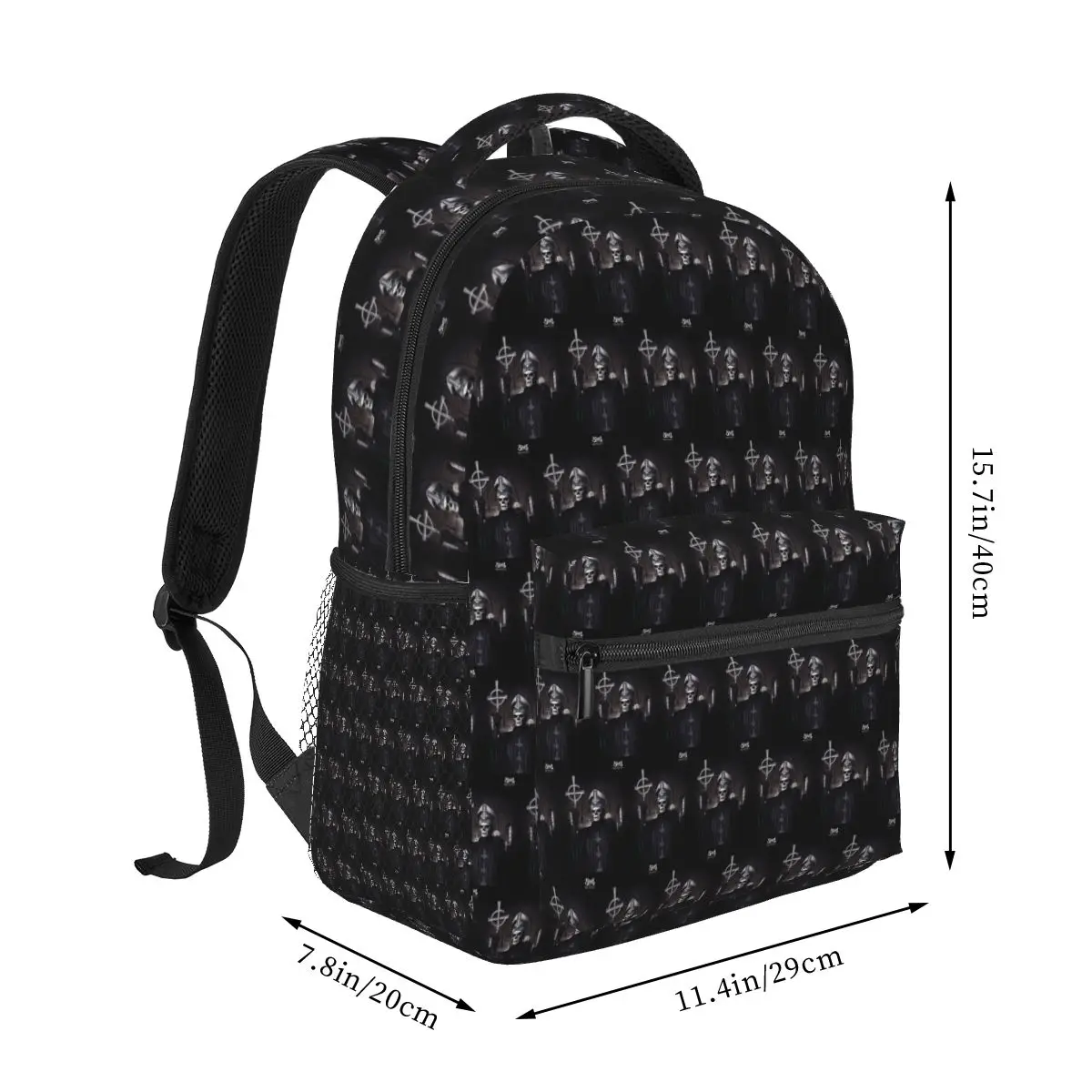 Rock Band Ghost BC Backpacks Boys Girls Bookbag Students School Bags Cartoon Laptop Rucksack Shoulder Bag Large Capacity