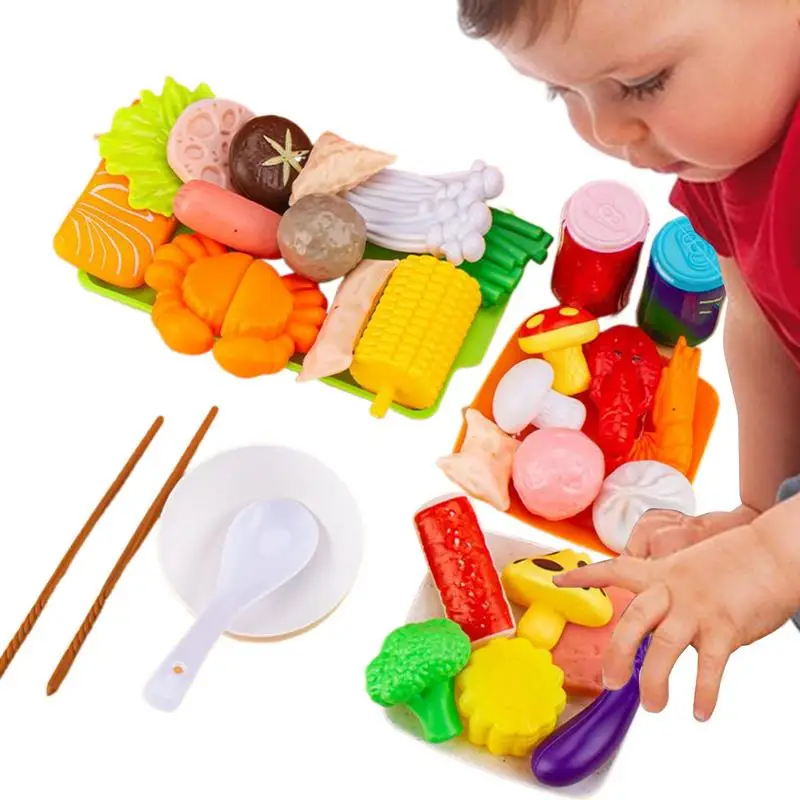 

BBQ Grill Toy For Kids Pretend BBQ Grill Kitchen Toy For Kids Multi-Player Interactive Activity Children Game For Kindergarten
