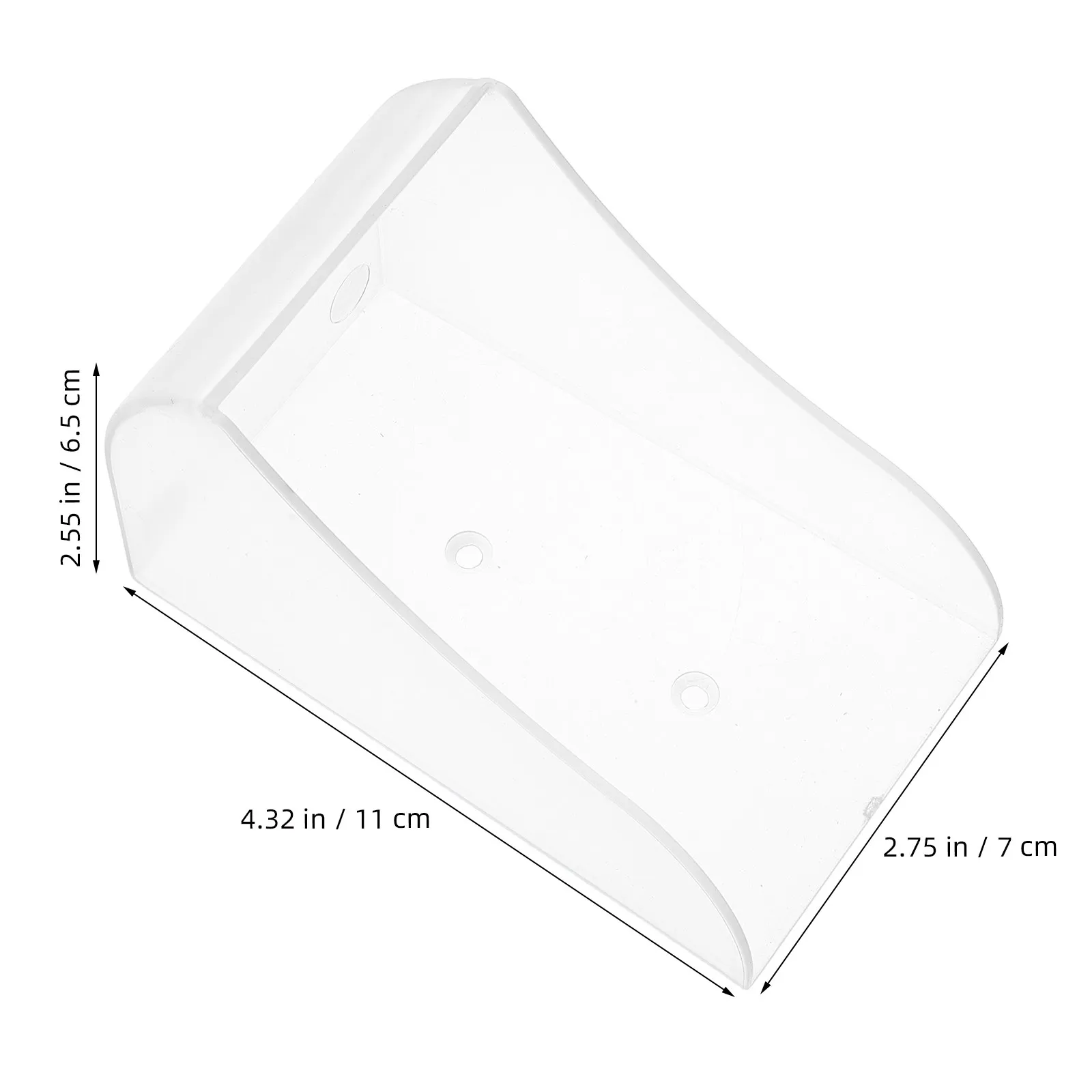 Wireless Doorbell Rain Cover Weatherproof Shield Transparent Uv Resistant Clear Plastic Protector for Video Doorbell Code Lock
