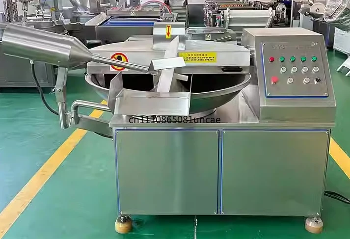 Commercial High-Low Speed Variable Frequency Chopper, Emulsifying Equipment for Vegetable Meat, Beef Patties, Sausage & Pet Food