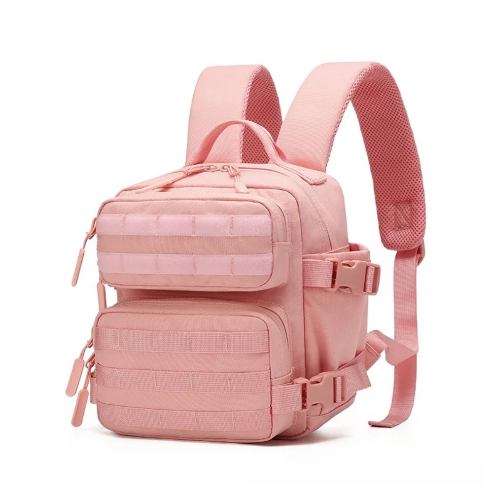 9L Capacity Fitness Backpack Water Bottle Holder Lightweight Mountaineering Backpack 900D Material Portable Portable Backpack