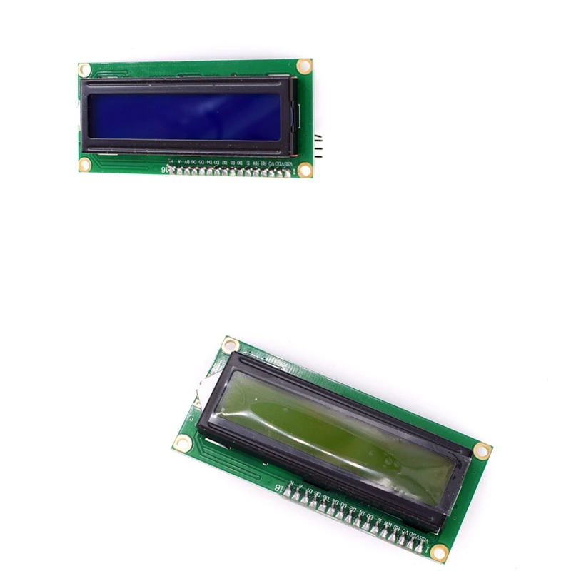 LCD1602 1602 وحدة LCD 16X2 حرف شاشة الكريستال السائل PCF8574T PCF8574 IIC I2C واجهة 5 فولت لاردوينو