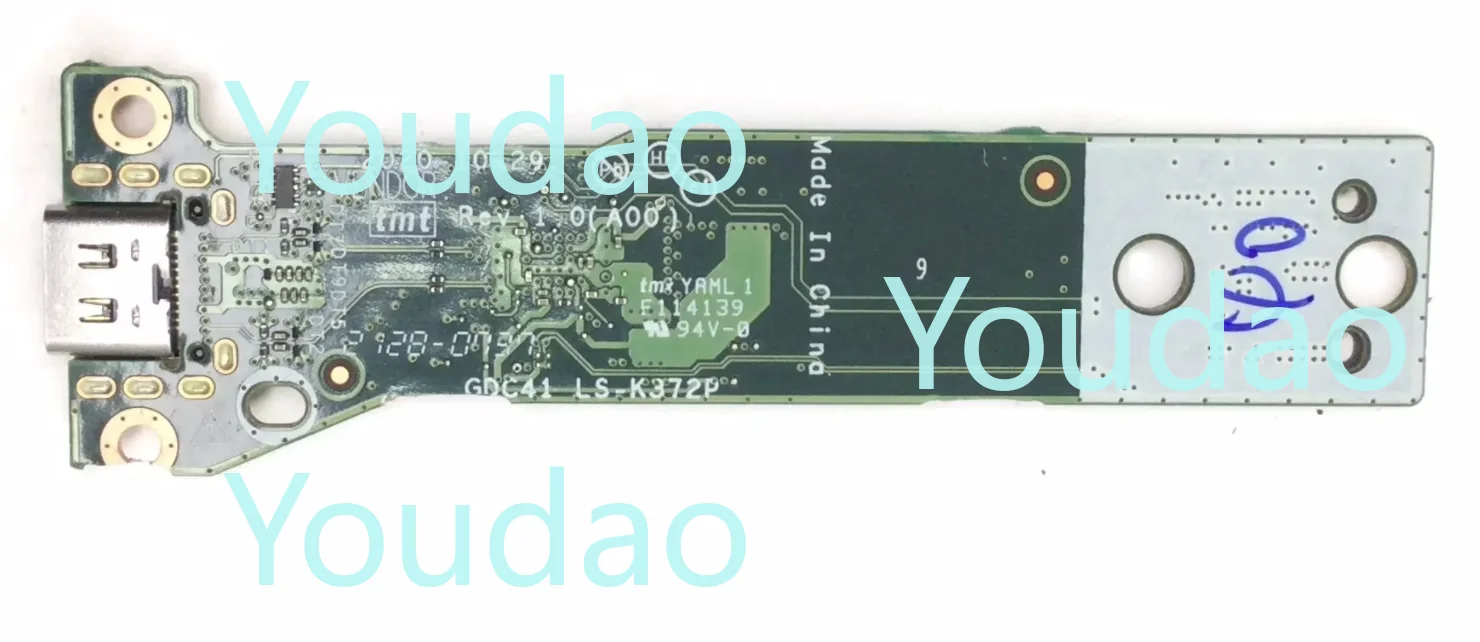 Placa hija USB tipo C para DELL Latitude 7420, 7430, 0VY00G, VY00G, LS-K372P