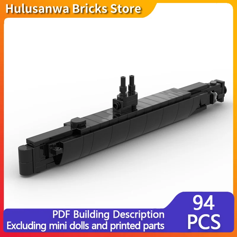 

Модель подводной лодки USS Nautilus MOC, строительные кирпичи, военное оборудование, модульные технологии, подарки, праздник, сборка, детские игрушки, костюм