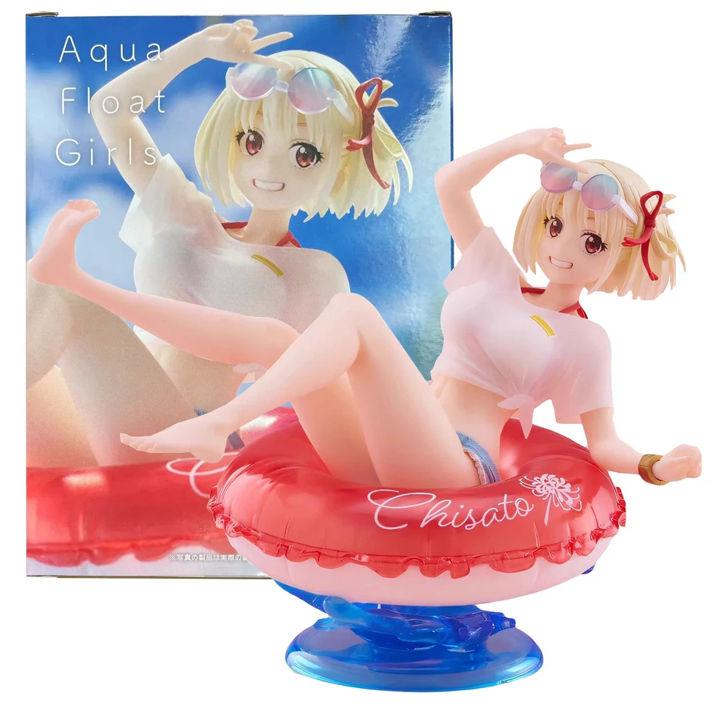 10CM Anime Lycoris Recoil Nishikigi Chisato Figur AFG Badeanzug Homewear Modell Spielzeug Geschenk Sammlung Action Figur Puppe PVC