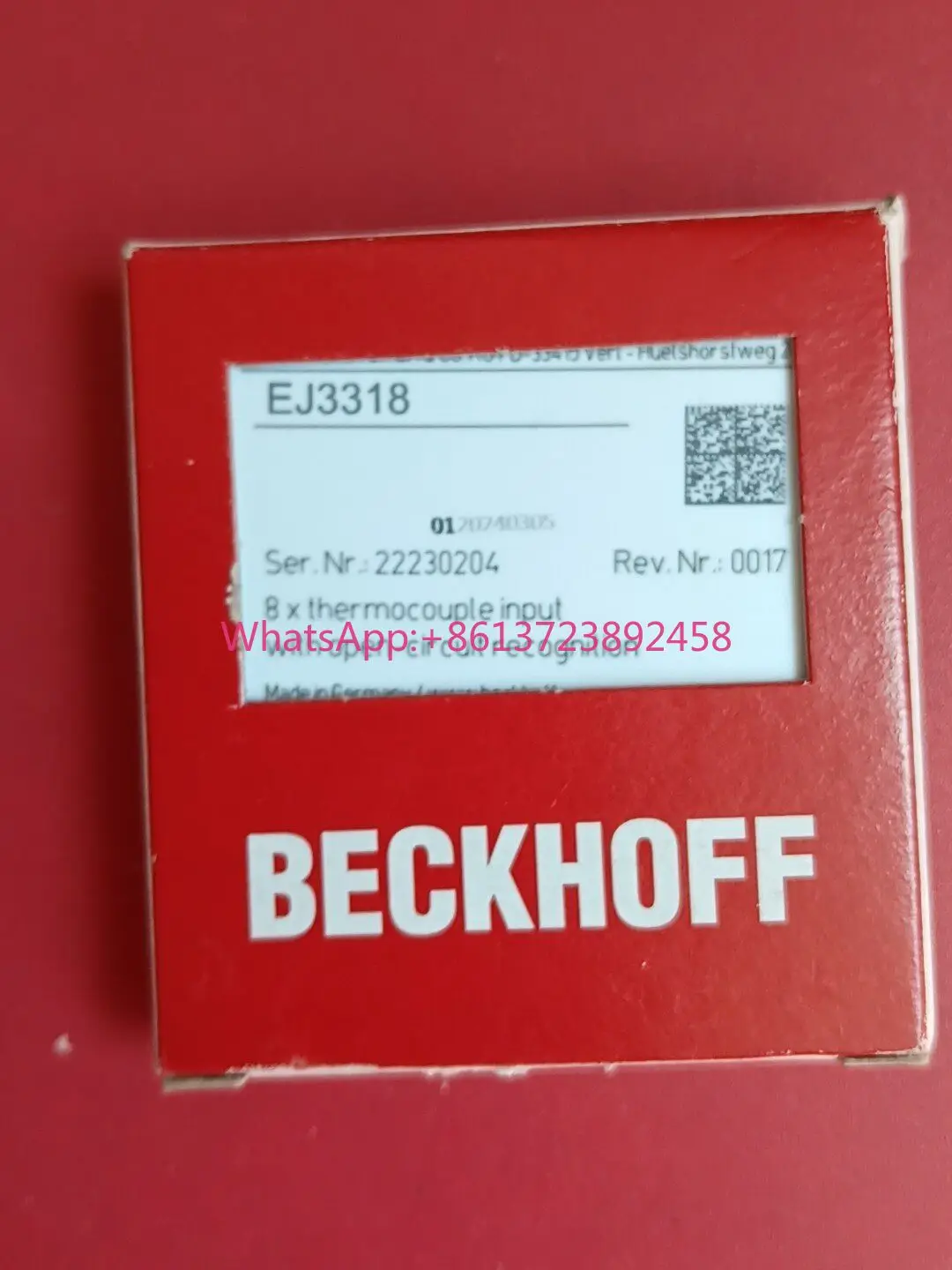 Beckhoff module EJ3318 high quality