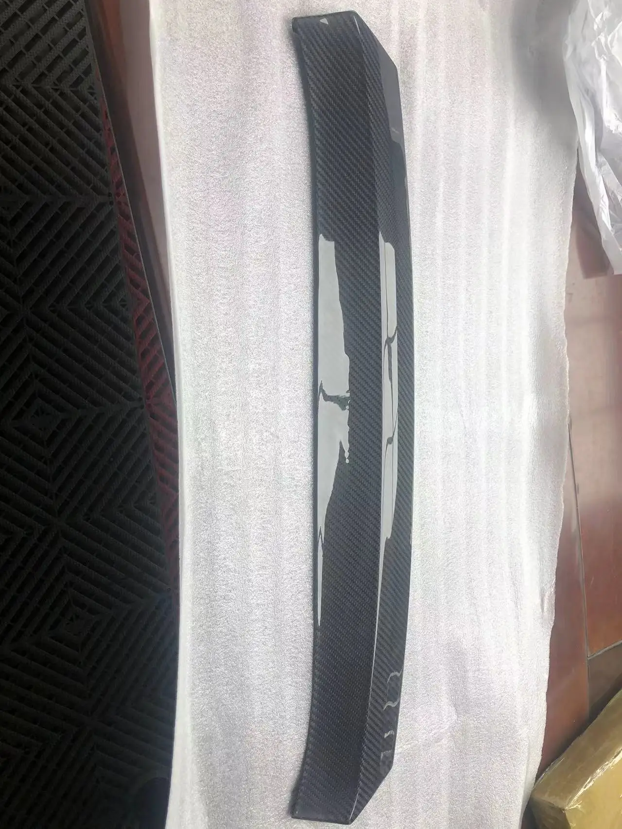 Droge Koolstofvezel Front Splitter Lippen voor BMW M5 F90 LCI Concurrentie 2021 + Voorbumper Diffuser